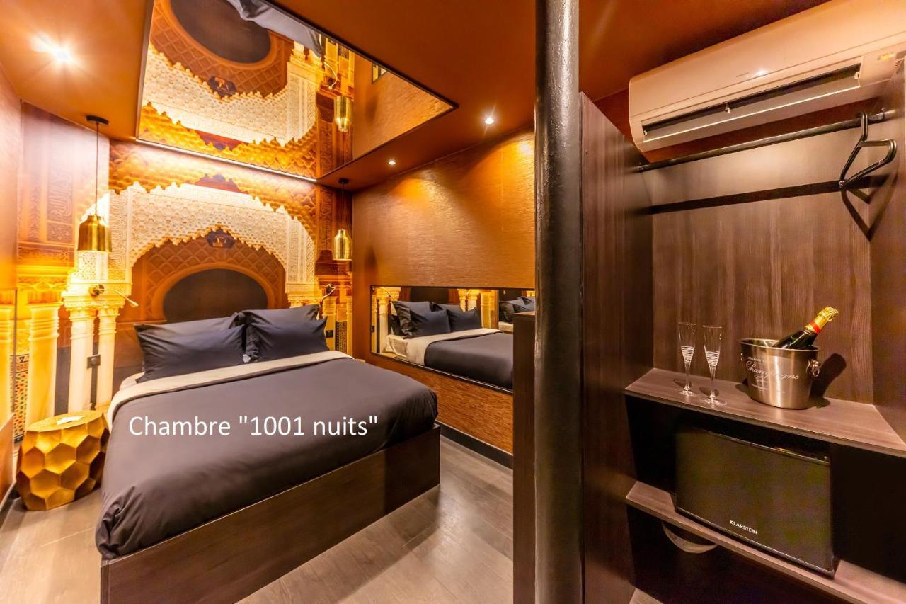 Love Hotel Avec Nuit Insolite Au Dandy Et Jacuzzi Privatise (Adults Only) Париж Экстерьер фото
