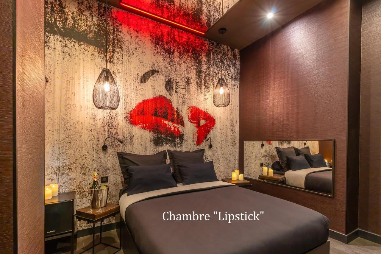 Love Hotel Avec Nuit Insolite Au Dandy Et Jacuzzi Privatise (Adults Only) Париж Экстерьер фото