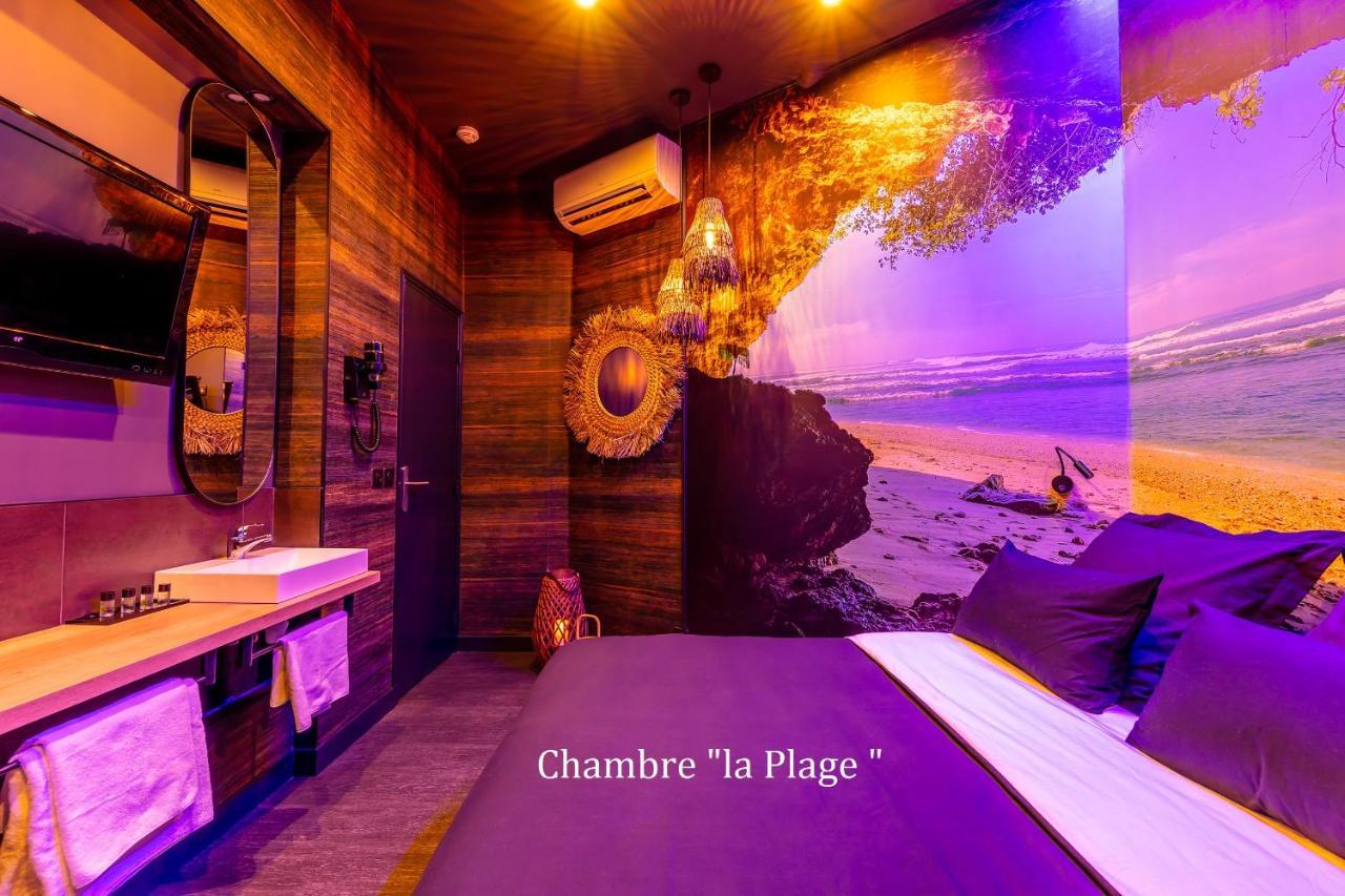 Love Hotel Avec Nuit Insolite Au Dandy Et Jacuzzi Privatise (Adults Only) Париж Экстерьер фото