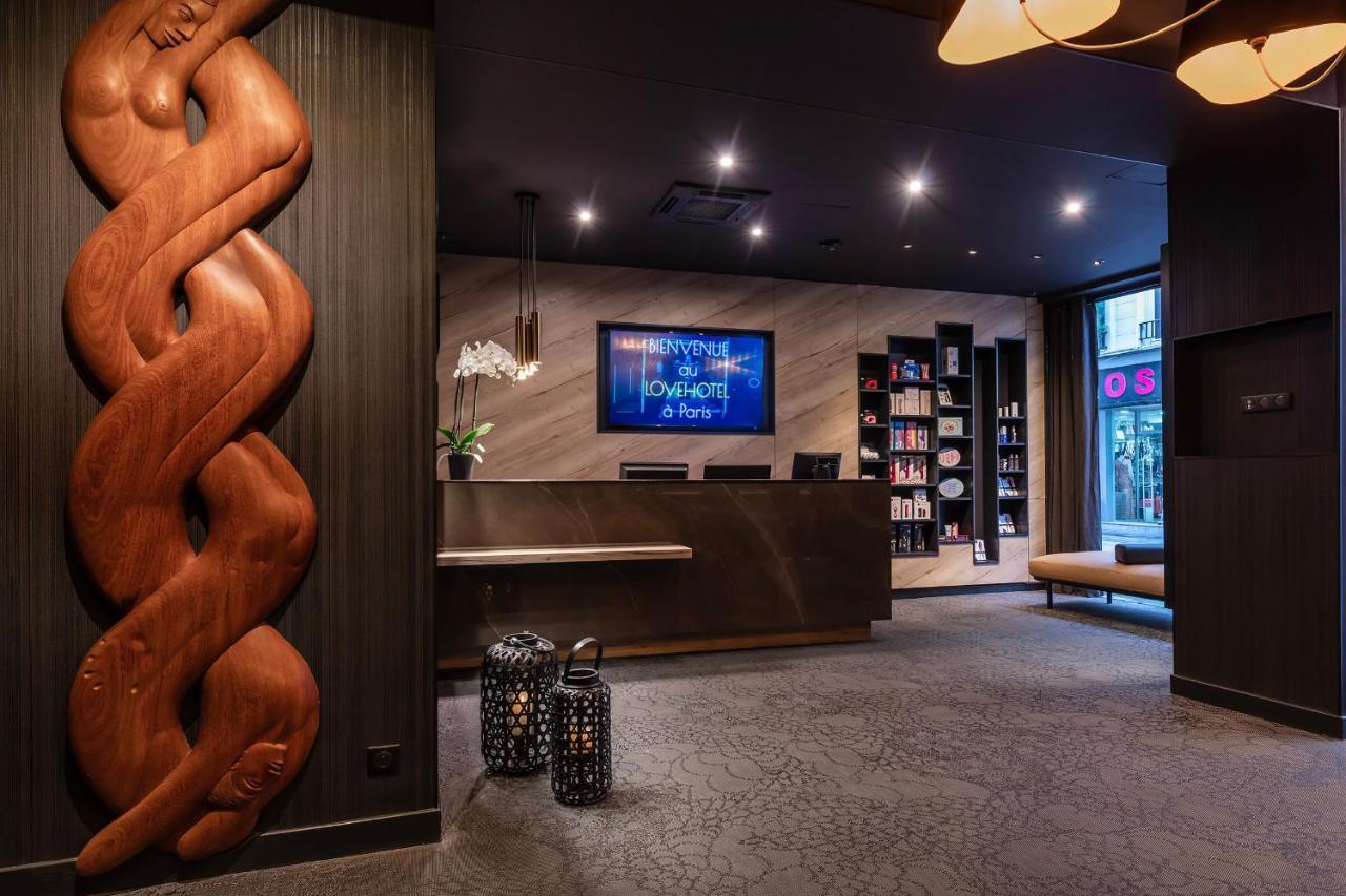 Love Hotel Avec Nuit Insolite Au Dandy Et Jacuzzi Privatise (Adults Only) Париж Экстерьер фото